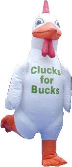 inflatable cartoon duck
